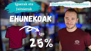 Ehunekoen igoerak eta jaitsierak  Merkataritza aritmetikoa [upl. by Carli]