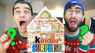 DO NOT Open A Kinder Surprise Advent Calendar Early Christmas Calendar Opening [upl. by Goar]