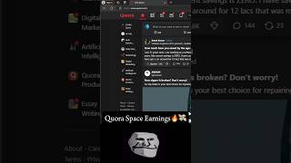 Easy Ai Money with Quora  Ai News🔥 ai money viralvideos earnmoney 2024 shorts youtubeshorts [upl. by Eigna]