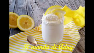 CREMA FREDDA AL LIMONE SENZA UOVA SENZA COTTURA [upl. by Alletneuq]