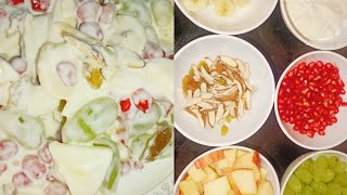 Yummy Creamy Delicious Fruit Chart 🤤 by naina ali vlog [upl. by Cynth]