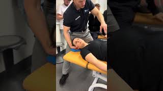 Osteopathic manipulation for neck pain neckcracking chiropractic osteopathy [upl. by Fausta]