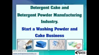 Detergent Cake amp Detergent Powder Manufacturing Industry  Start a Washing Powder and Cake Business [upl. by Atsyrhc642]