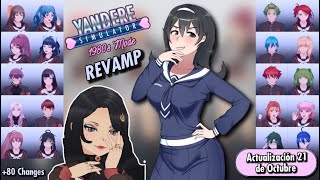 Actualización amp Revamp 1980s Yandere Simulator [upl. by Eelreveb288]