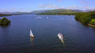 Red Cruise on Lake Windermere Bowness ⇄ Ambleside [upl. by Alleber]