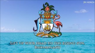 National anthem of the Bahamas EN lyrics  quotMarch On Bahamalandquot [upl. by Bolte883]