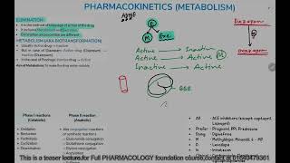 Drug Metabolism  Biotransformation  General Pharmacology  Bangla [upl. by Sivar]