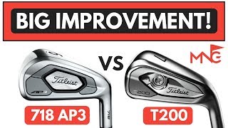 Titleist T200 Iron VS Titleist 718 AP3 Iron [upl. by Imot]