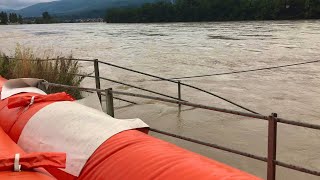 Hochwasser in Rheinfelden Schweiz shorts [upl. by Wichern282]