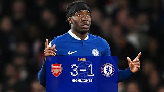 Arsenal 31 Chelsea  Highlights  Premier League 2223 [upl. by Ylatan]