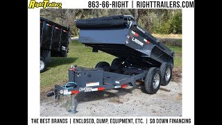 5x10 Lamar  Dump Trailer [upl. by Ylus925]