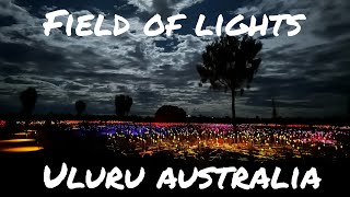 Field Of Light Uluru Ayers Rock our visit in 2023 [upl. by Jamesy]