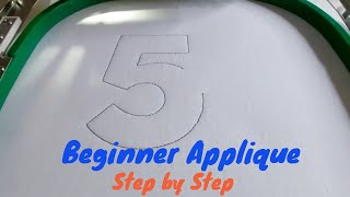 Beginner Applique How to Applique for Beginners  How to Applique on an Embroidery Machine [upl. by Etnoj191]