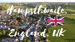 🏡 Hampsthwaite Near Harrogate North Yorkshire England Drone Flight Video  World from Above [upl. by Albrecht514]