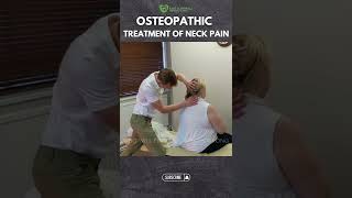 Osteopathic Treatment Of Neck Pain shorts [upl. by Land]