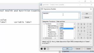 Data management How to create a date variable from a string [upl. by Anitteb]