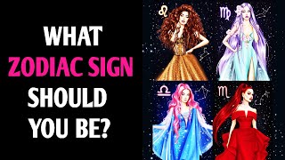 WHAT ZODIAC SIGN SHOULD YOU BE Magic Quiz  Pick One Personality Test [upl. by Isdnyl]