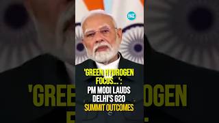 Green Hydrogen Focus PM Modi Lauds Delhis G20 Summit Outcomes [upl. by Sherwood124]