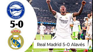 Real Madrid 50 Deportivo Alavés 36 ème journée de la liga espagnol [upl. by Maggs]