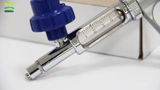 25ml Automatic Syringe  Metal continuous syringe for animal  Detail display tutorial [upl. by Carlye]