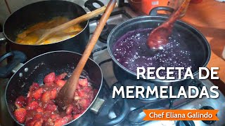 ¿Cómo hacer mermeladas caseras de FRESA 🍓 AGUAYMANTO 🟠 y ARÁNDANO 🟣 [upl. by Clarisa50]