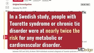 Tic disorders boosted diabetes risk [upl. by Jervis34]