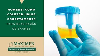 Homens Como fazer o exame de urina [upl. by Essex]