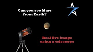 Mars captured through telescope Celestron NexStar 8SE November 9th 2024  Burlington ON [upl. by Hutner]