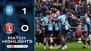 HIGHLIGHTS  Wycombe 1  Charlton 0 [upl. by Aloap658]