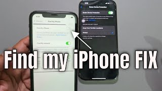 Find my iPhone grayed out Problem Fix 100 Work [upl. by Einna280]