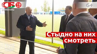 Лукашенко узнал о зарплатах футболистов  чтоб я вас даже и не видел [upl. by Priebe]