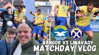 Bangor FC vs Limavady United Matchday Vlog 31st August 2024 [upl. by Bremser]