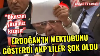 Engin Altay Erdoğanın yazdığı mektubu gösterdi quotOkusam yüzünüz kızarırquot Mecliste ortalık karıştı [upl. by Oglesby]