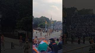 Wagah Border Ceremony bsf bharatvlogs [upl. by Kcirdnekel]