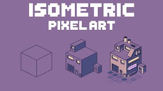 Trying Isometric Pixel Art For The First Time  Timelapse [upl. by Haidabez]