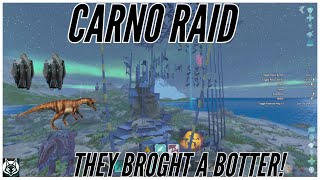 Ark AscendedSmallTribes Raiding carno cave [upl. by Notyrb351]