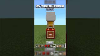 HOW TO MAKE ARCADE MACHINE ✅ shorts ytshorts minecraft viralshorts [upl. by Eirehc]