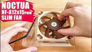 Noctua NFA12x15 PWM review noise amp temperatures vs old CPU fan in SG13 [upl. by Suzetta]