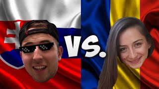 LANGUAGE CHALLENGE SLOVAKIA VS ROMANIA W LOREDANA [upl. by Adnawaj]