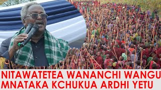 OLESENDEKA AONGEA KWA UCHUNGU MBELE YA WANANCHI MAENEO YA WAMASAI KUGEUZWA KUWA HIFADHI YA WANYAMA [upl. by Laerol446]