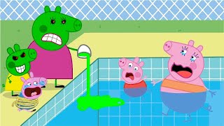 Zombie Apocalypse Zombies Appear At The Maternity Hospital🧟‍♀️  Peppa Pig PJ Mask Funny Animation [upl. by Iramohs]