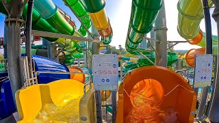 Kamikaze Waterslide at Aquajoy Waterpark  Manavgat Antalya Turkey [upl. by Esille]