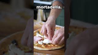 Mortadella  Burrata  Pesto Pizza [upl. by Ainoval77]