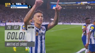 Goal  Golo Matheus Uribe FC Porto 20 Sporting Liga 2223 3 [upl. by Nalyt536]