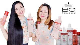 One Brand Hair Care Routine For Dry amp Damaged Hair Schwarzkopf Bonacure Repair Rescue [upl. by Burchett225]