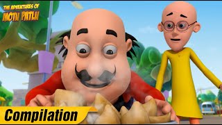 New Compilation  21  Hindi Cartoon  Motu Patlu  S09  spot [upl. by Atalie]