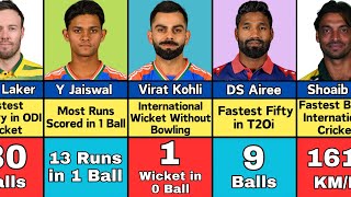 UNBELIEVABLE😲  Cricket RECORDS That Will NEVER Be Broken [upl. by Elocon]