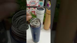 Stainless Steel Water Bottle with Temperature 420 ml 3423 [upl. by Eehc]