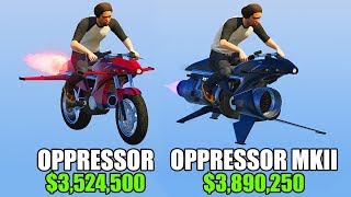 GTA 5 Online  Oppressor vs Oppressor MKII 3524500 Vs 3890250 [upl. by Cantone795]