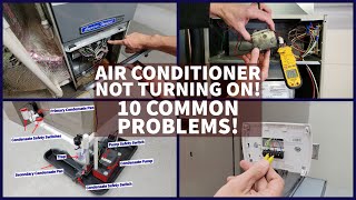 Air Conditioner Not Turning On Nothing is Happening 10 Common Problems [upl. by Leia]